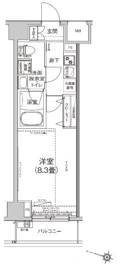ルフレ赤羽サウスの間取り