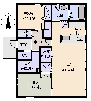 熱海市網代　網代から望む素敵な景色の間取り