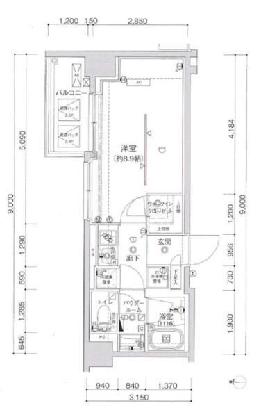 アルテシモ　クレアの間取り