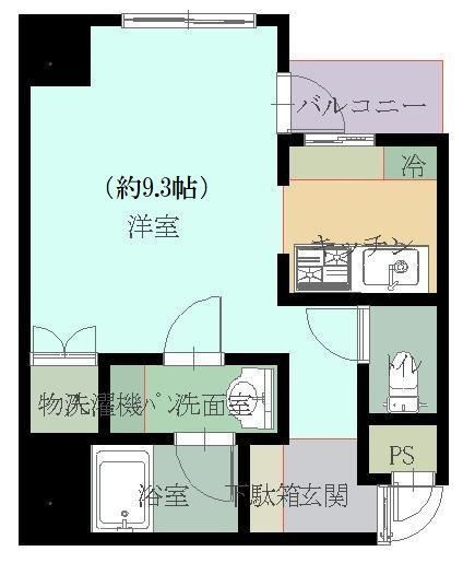 コーポ向島の間取り