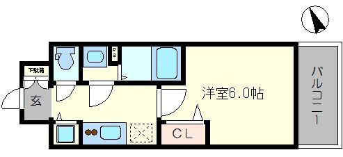 プレサンス北堀江の間取り|プレサンス北堀江 　間取り