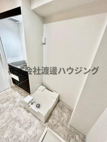 岡本ハイツの設備|室内洗濯機置場