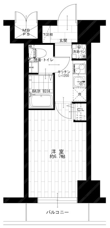 ピュアシティ横浜5の間取り