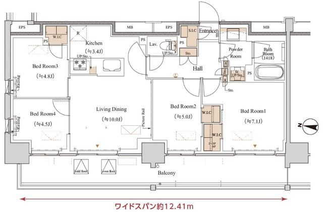 ブランシエスタ木場の間取り
