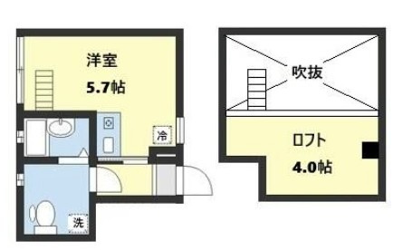 【間取り】 | オークグレイス笹塚