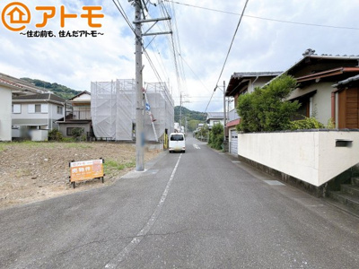 【前面道路含む現地写真】 | 葵区岳美第4　新築戸建　1号棟