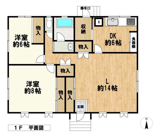 中古戸建　川西市大和西5丁目の間取り