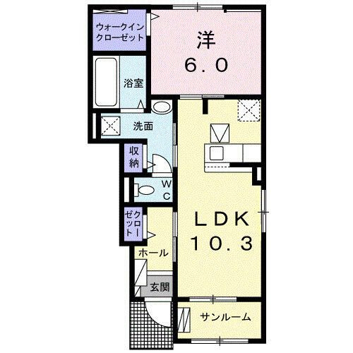 【間取り】 | シルクヴィラ2(シルクヴィラツー)