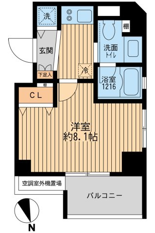 【間取り】 | クリオ戸越銀座壱番館