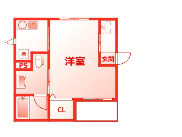 K’sタウン安浦の間取り|３方向部屋無し・独立タイプの角部屋