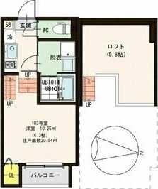 ハーモニーテラス旭丘堤Ⅲの間取り