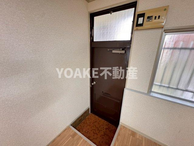 千寿コーポラスの玄関