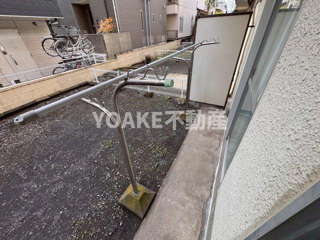 千寿コーポラスのバルコニー