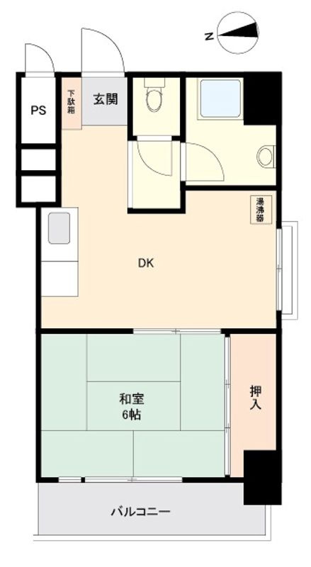 マンション二葉の間取り