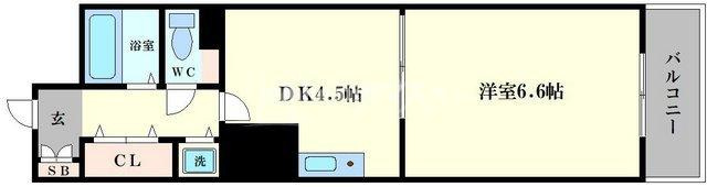 プレサンス千日前通の間取り