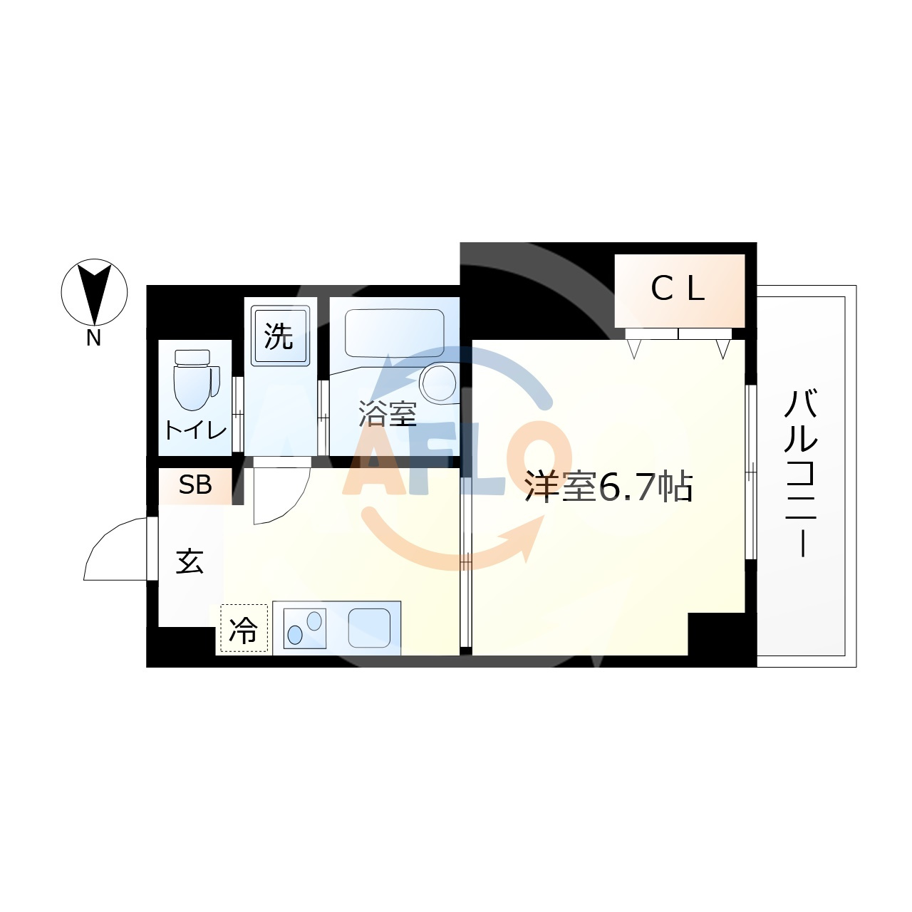 桜-SAKURA-の間取り|桜-SAKURA-　間取り