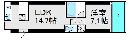 アクアプレイス大阪レジェンドの間取り|現状有姿