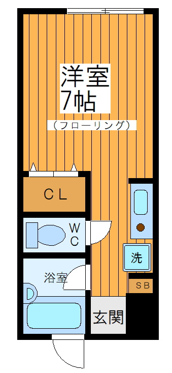 グルクスハイムⅡの間取り