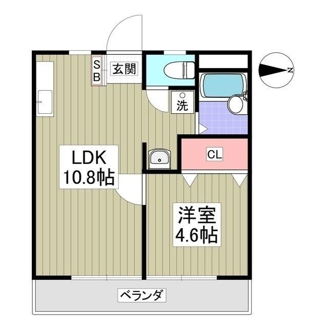 三協コーポの間取り