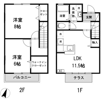 【間取り】 | クレールメゾン