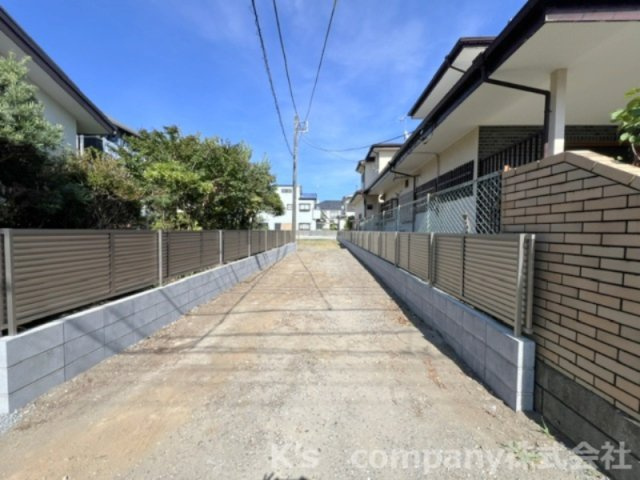 茅ヶ崎市東海岸南5丁目　建築条件なし　売地　B区画の外観|協定通路部分◇