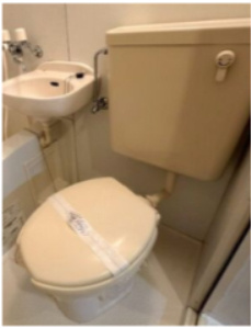 信和マンションのトイレ