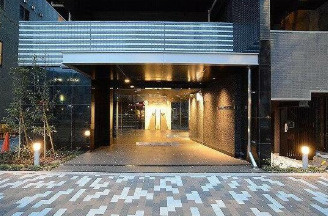 ステージファースト菊川アジールコートのエントランス|落ち着いたエントランスです