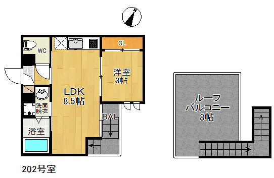 【間取り】 | GRANDTIC Casa Garden香椎