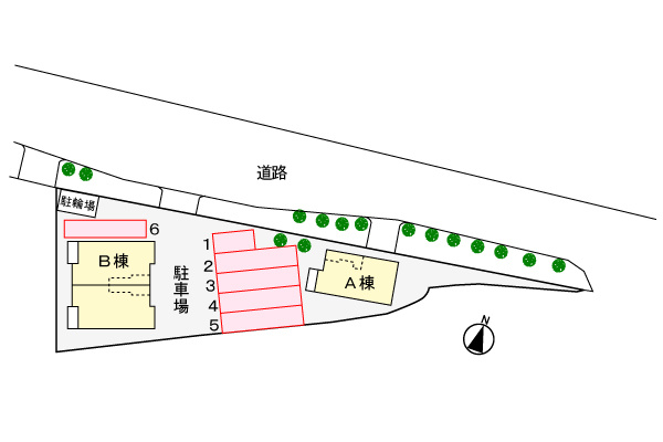 クラールBの区画図