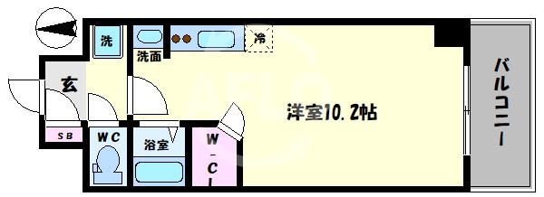 ララプレイス四天王寺夕陽ヶ丘の間取り|ララプレイス四天王寺夕陽ヶ丘　間取り