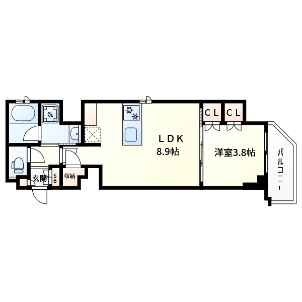 CREATIF堂島の間取り|クレストコート堂島　間取り