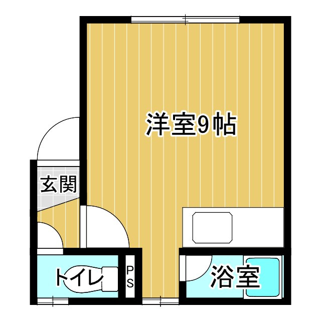 コーポ・ベルバードの間取り