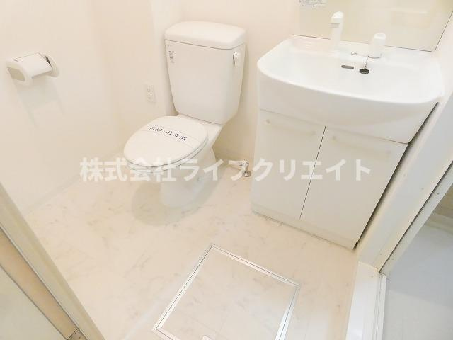 ヴィラフローリッシュの洗面所