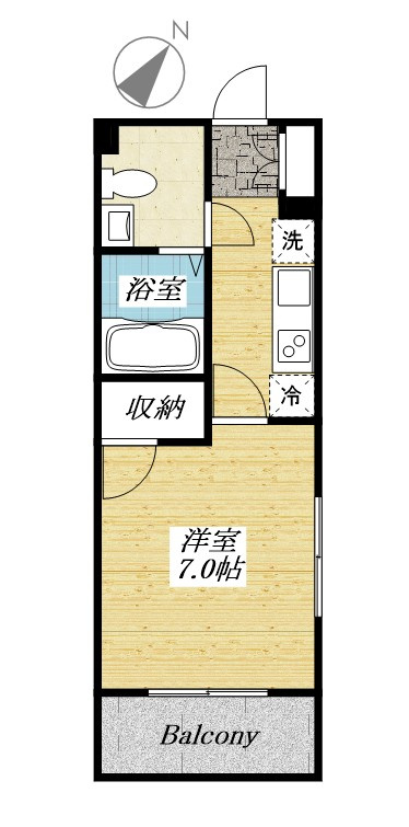 ヴィラフローリッシュの間取り