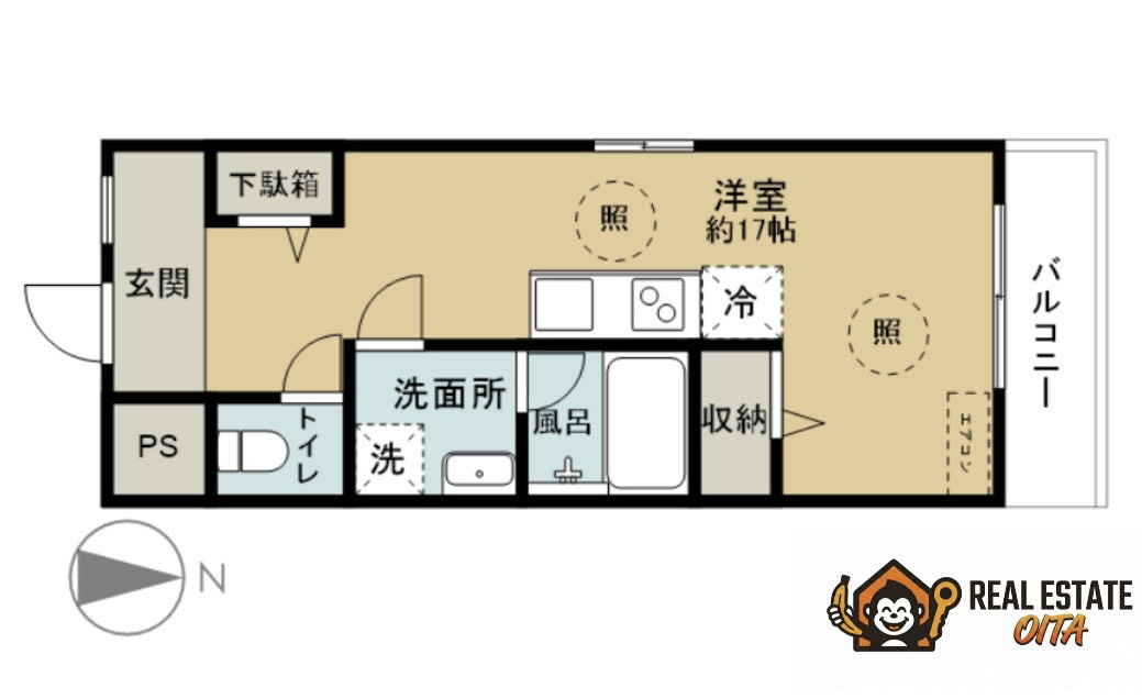 REGINA賀来の間取り
