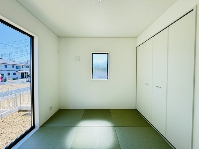 松戸市小金原５丁目新築戸建【貝の花小学校：7分】の和室|4.5帖和室