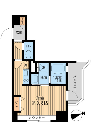 【間取り】 | クリオ戸越銀座弐番館