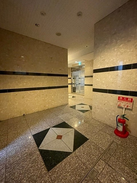 大阪市中央区瓦屋町３丁目の賃貸マンションのロビー