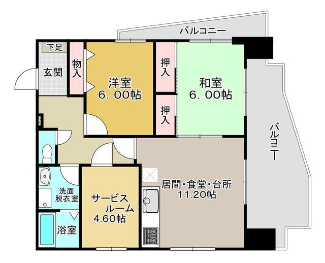 マホロバの間取り