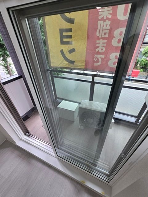 b’CASA東伏見のバルコニー