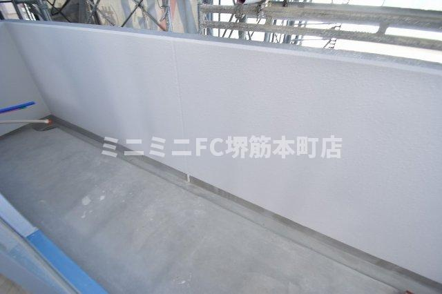 大阪市東成区玉津１丁目の賃貸マンションのバルコニー
