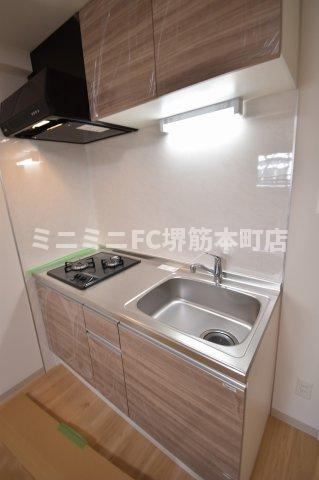 大阪市東成区玉津１丁目の賃貸マンションのキッチン
