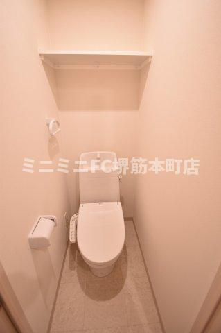 大阪市東成区玉津１丁目の賃貸マンションのトイレ