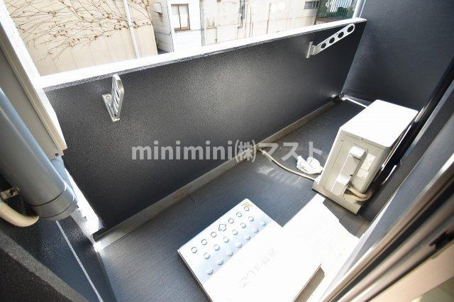 大阪市東成区大今里西１丁目の賃貸マンションのバルコニー