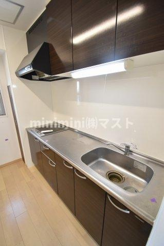 大阪市東成区大今里西１丁目の賃貸マンションのキッチン