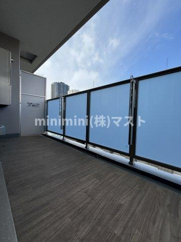 大阪市中央区南本町１丁目の賃貸マンションのバルコニー|他号室参考写真