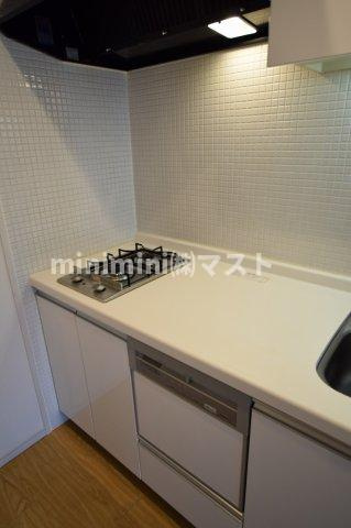 大阪市北区菅原町の賃貸マンションのキッチン