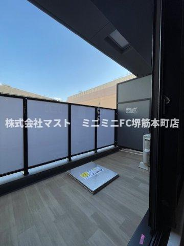 大阪市東成区東中本２丁目の賃貸マンションのバルコニー