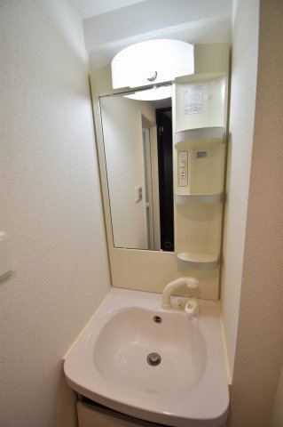 大阪市中央区谷町７丁目の賃貸マンションの洗面所