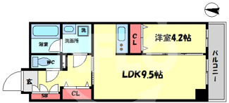 【間取り】 | 近江レジデンス4号館 | 近江レジデンス4号館　間取り